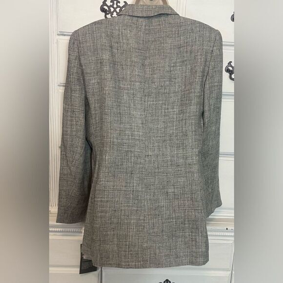 Vintage Jones New York Silk/Linen Blazer - Picture 3 of 16